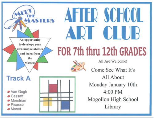 Art club flyer